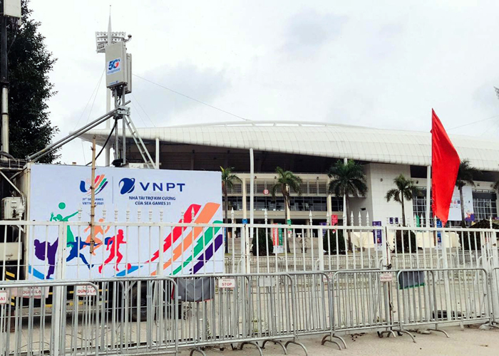 VNPT tăng cường xe phát sóng 5G tại Sân vận động Mỹ Đình phục vụ Sea Game 31